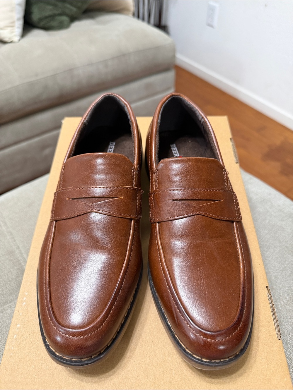 Deer Stags Classic Penny Loafers in Brown